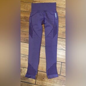 Gymshark Deep Purple Textured Leggings